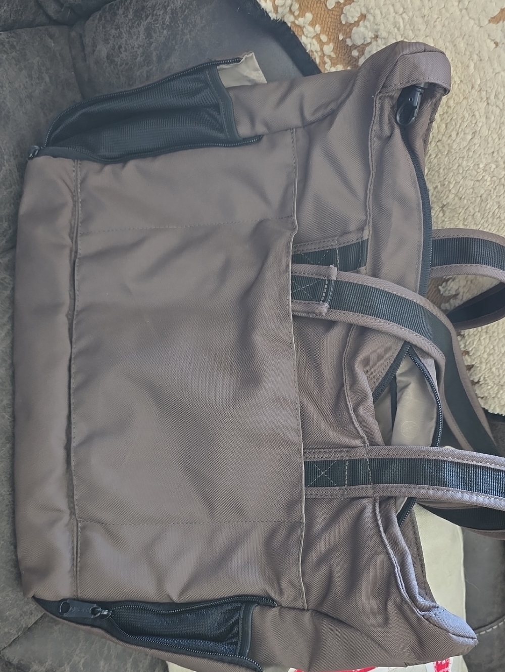 Pacsafe Brown Travel Tote Bag